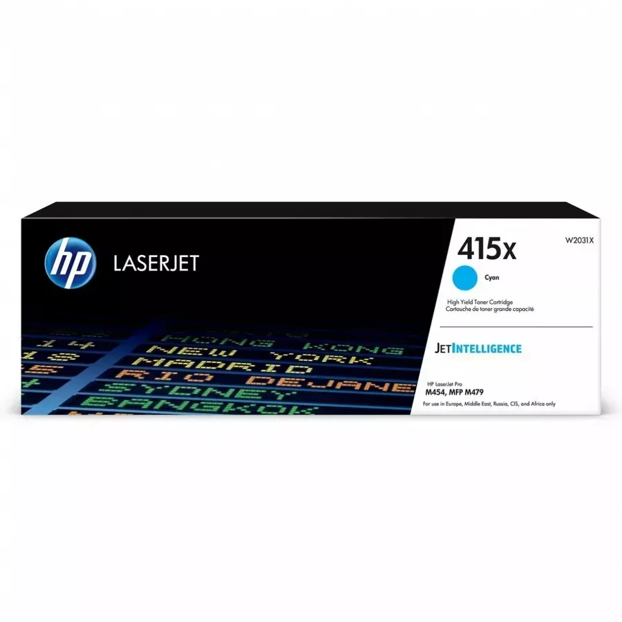 Картридж HP 415X Cyan LaserJet для HP LJ Pro M454, MFP M479
