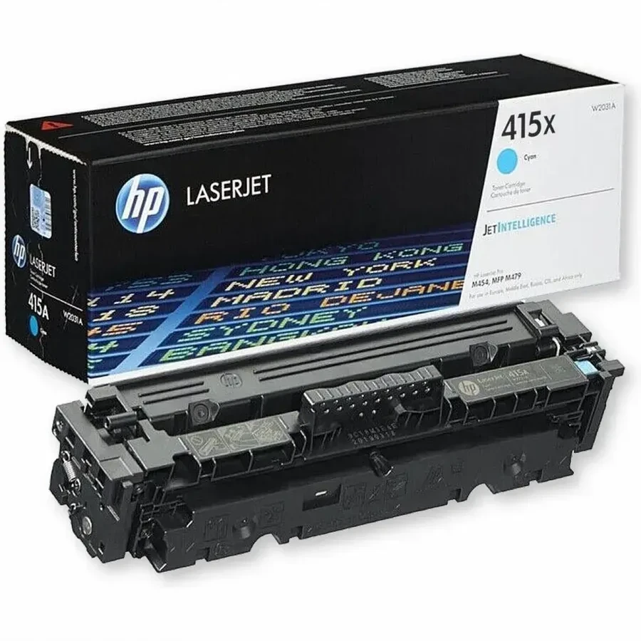 Картридж HP 415X Cyan LaserJet для HP LJ Pro M454, MFP M479 — 3