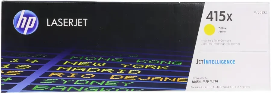 Картридж HP 415X Yellow LaserJet для HP LJ Pro M454, MFP M479