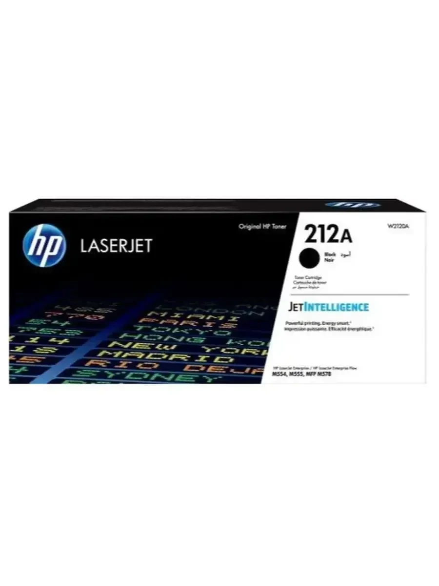 Картридж HP 212A Black LaserJet для HP Color LaserJet M555, M554, M578