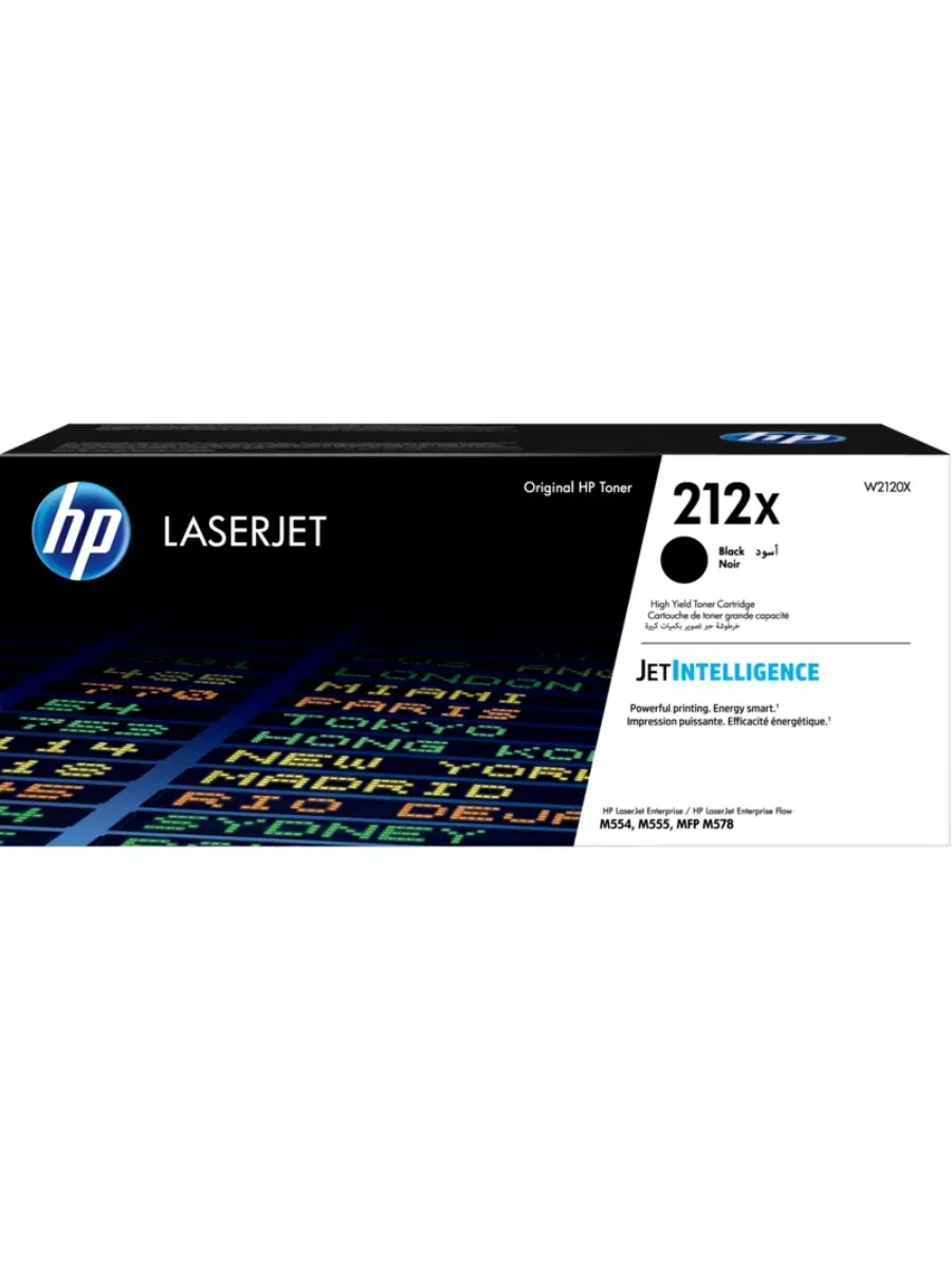Картридж HP 212X Black LaserJet для HP Color LaserJet M555, M554, M578