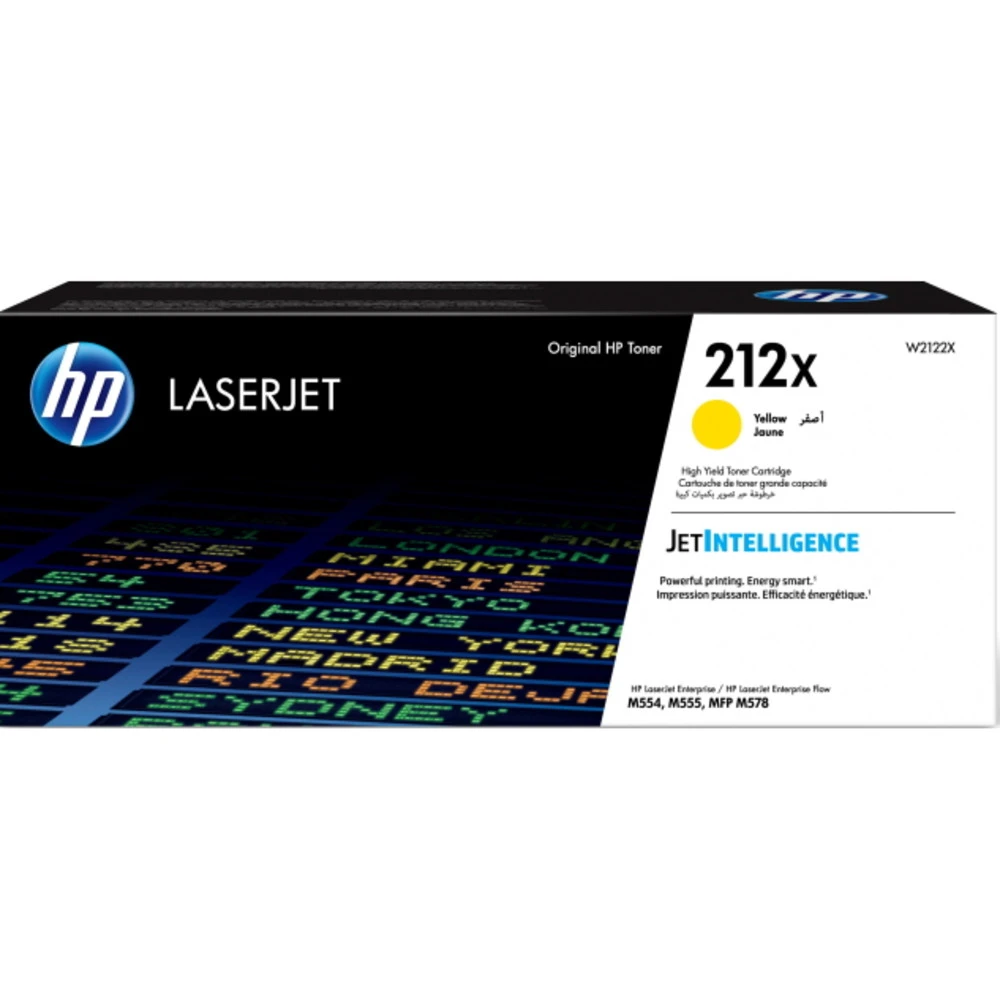 Картридж HP 212X Yellow LaserJet для HP Color LaserJet M555, M554, M578 — 2