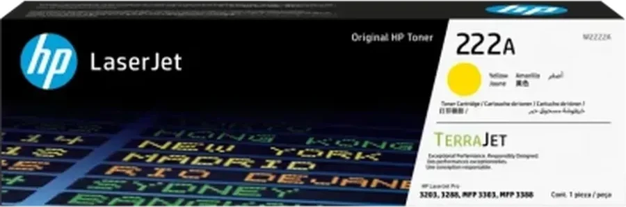 Картридж HP 222A Yellow для Color LaserJet Pro 3303