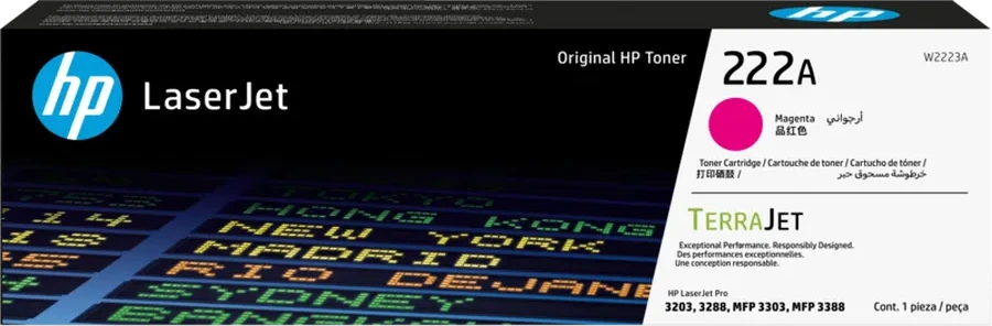 Картридж HP 222A Magenta для Color LaserJet Pro 3303
