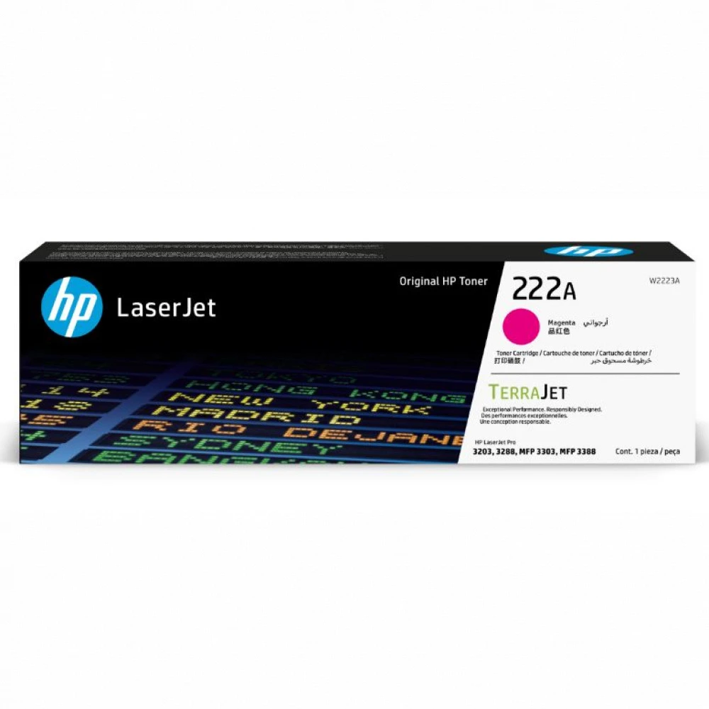Картридж HP 222A Magenta для Color LaserJet Pro 3303 — 4