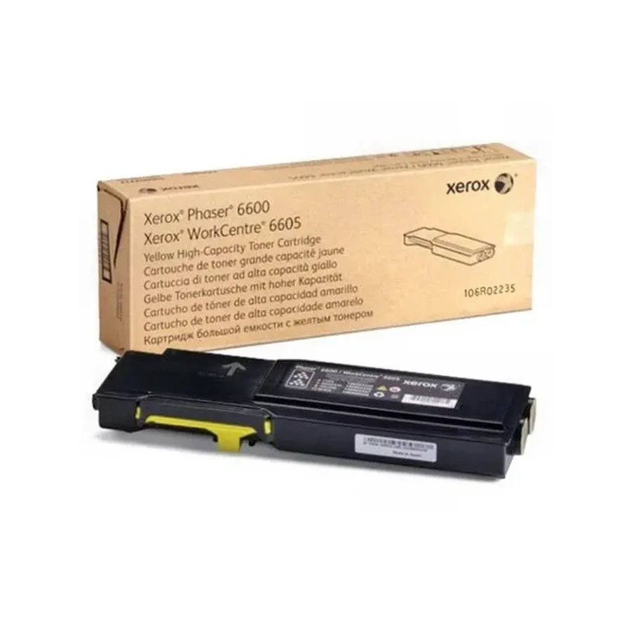 Тонер-картридж Xerox 106R02235, жёлтый, 6000 стр