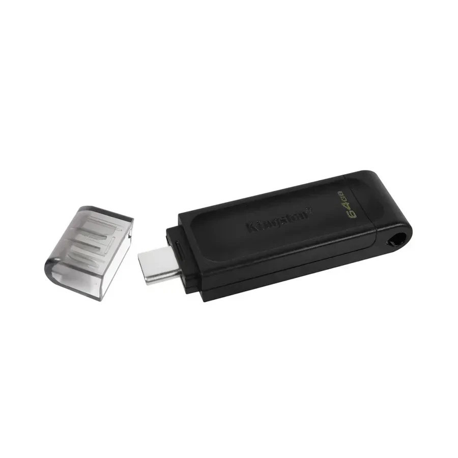 USB-накопитель Kingston DT70, 64GB, Type-C, USB 3.2 — 2