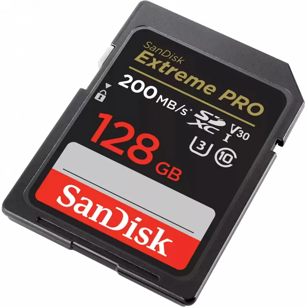 Карта памяти SanDisk Extreme PRO 128GB SDXC UHS-I U3 V30 — 3
