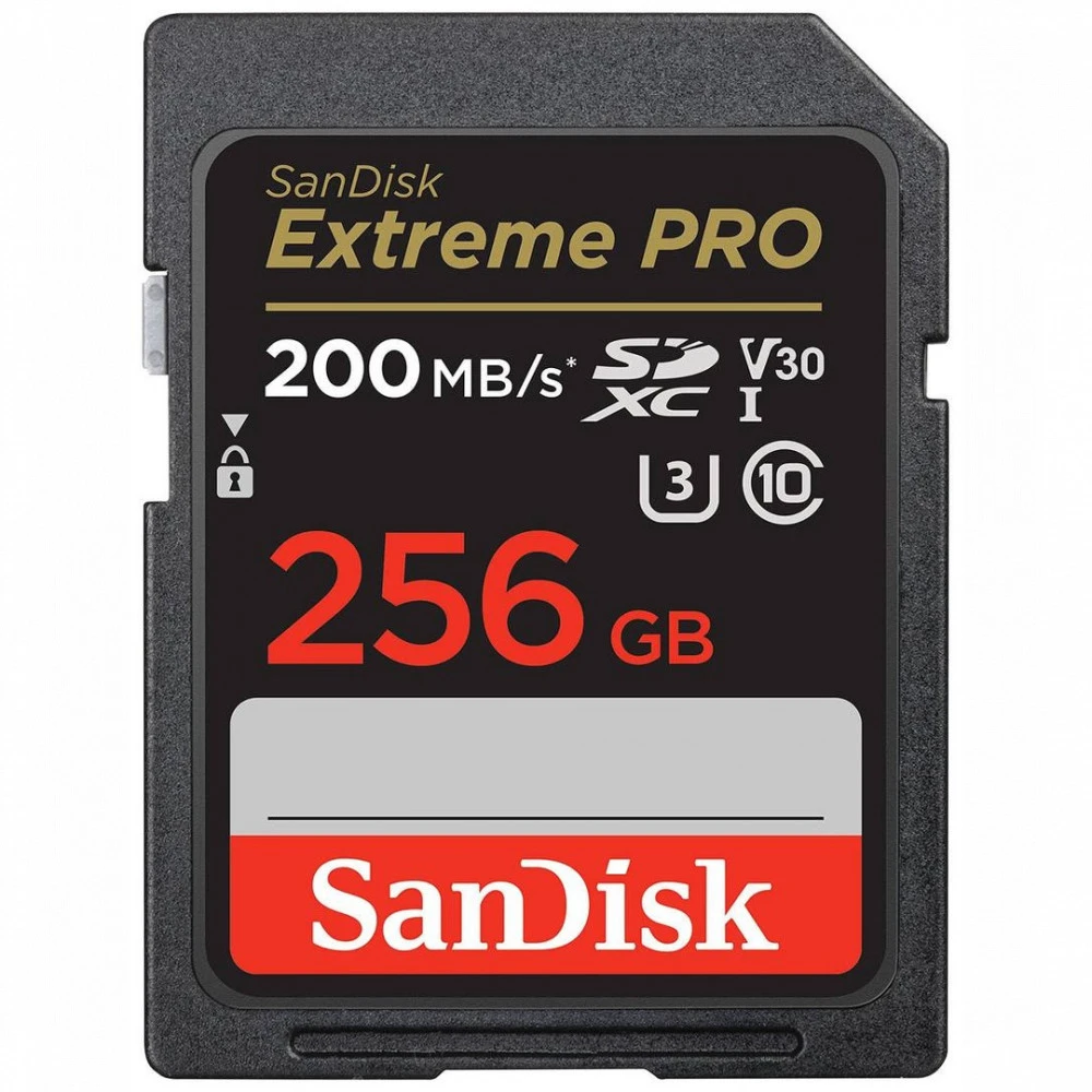 Карта памяти SanDisk Extreme PRO 256GB SDXC UHS-I U3 V30 — 3