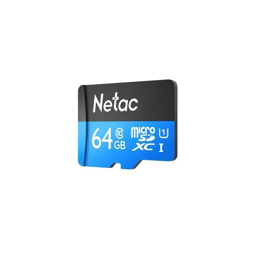 Карта памяти Netac MicroSDXC, 64GB, U1/C10, SD adapteri — 3