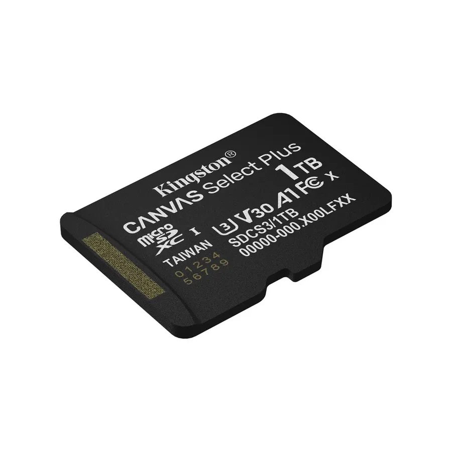Карта памяти Kingston Canvas Select Plus, 1TB, A1, U3, V30 — 2