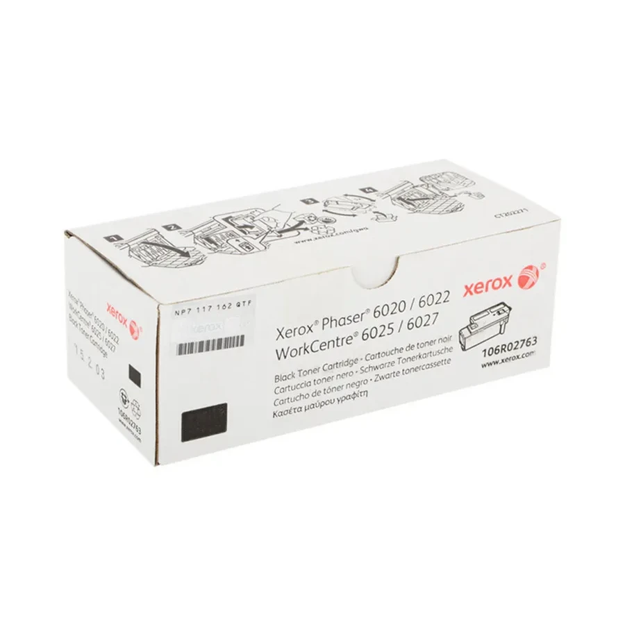 Тонер-картридж Xerox 106R02763, чёрный, 2000 стр.
