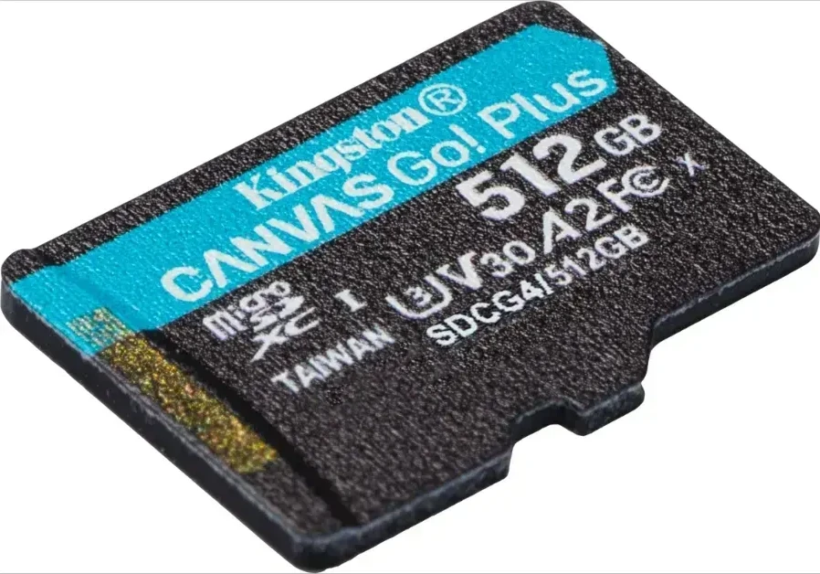 Карта памяти MicroSD, Kingston Canvas Go! Plus Gen4, 512GB, SDCG4/512GB, Class 10, UHS-I, R200/W160 — 4
