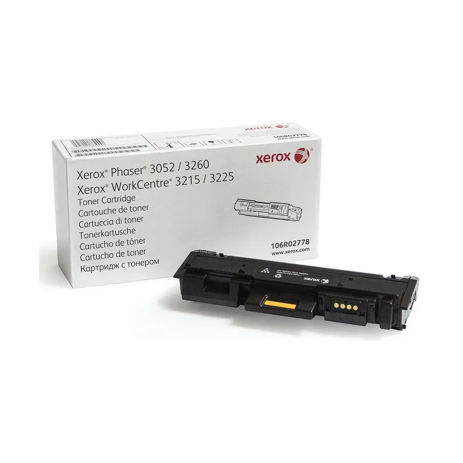 Тонер-картридж Xerox 106R02778, чёрный, 3000 стр.
