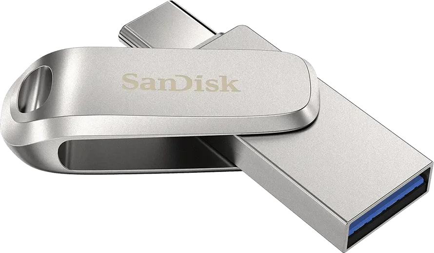 USB-флешка SANDISK Ultra Dual Drive Luxe USB Type-C, 64GB — 2
