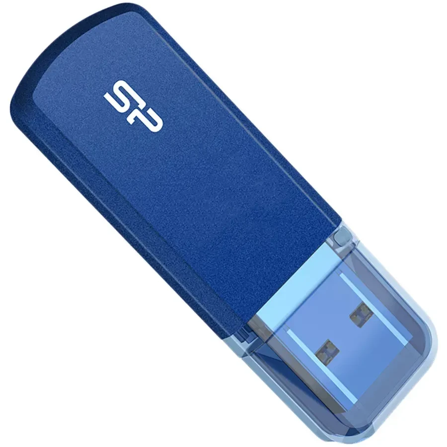 USB Flash Silicon Power Helios 202 64GB синий — 2