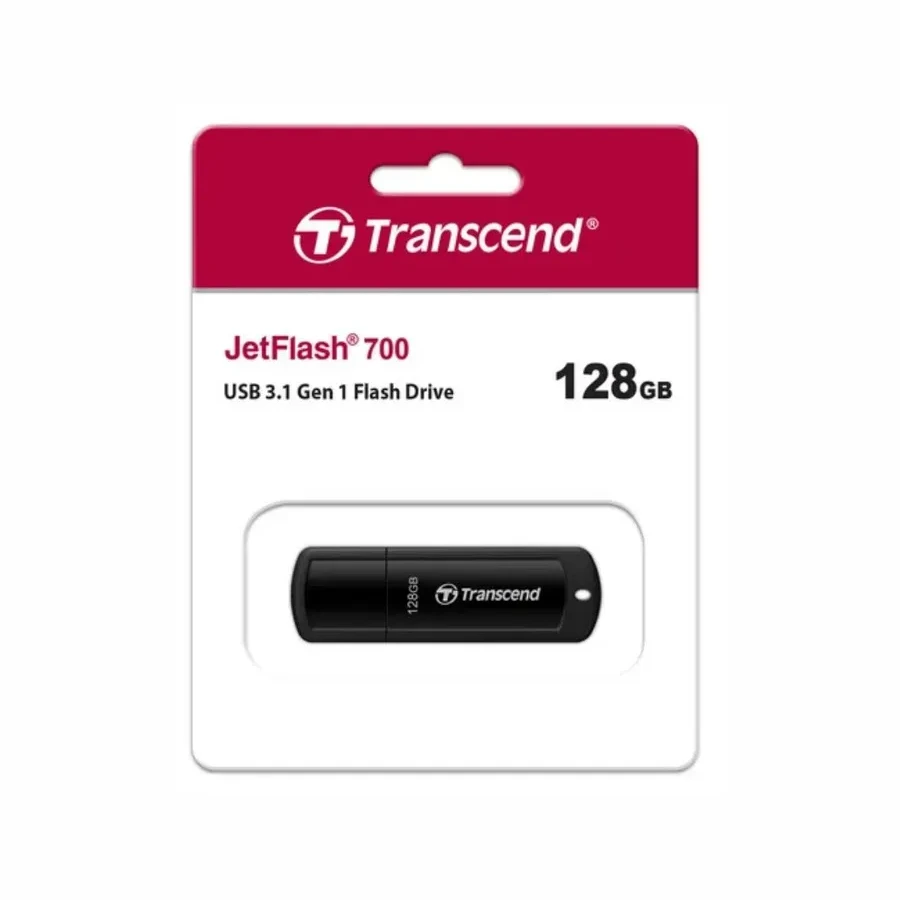 USB Flash Transcend TS128GJF700 128GB чёрный — 2
