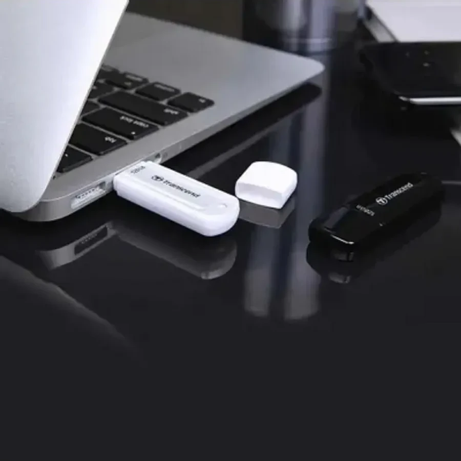 USB Flash Transcend TS128GJF730 128GB белый — 3