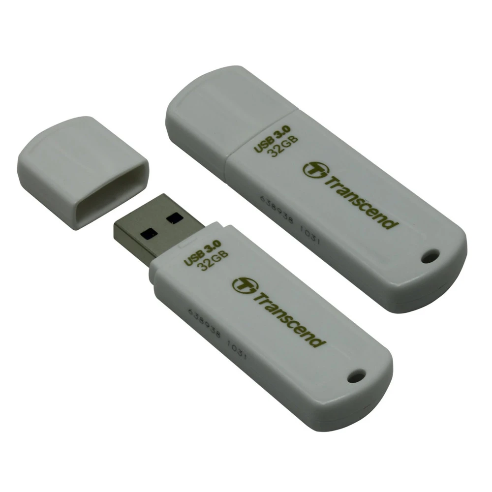 USB Flash Transcend TS32GJF730 32GB белый — 3