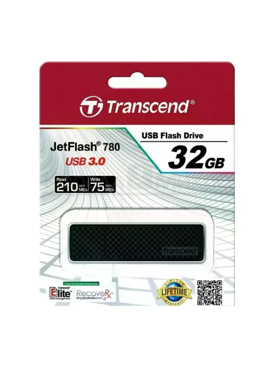 USB Flash Transcend TS32GJF780 32GB чёрный — 2
