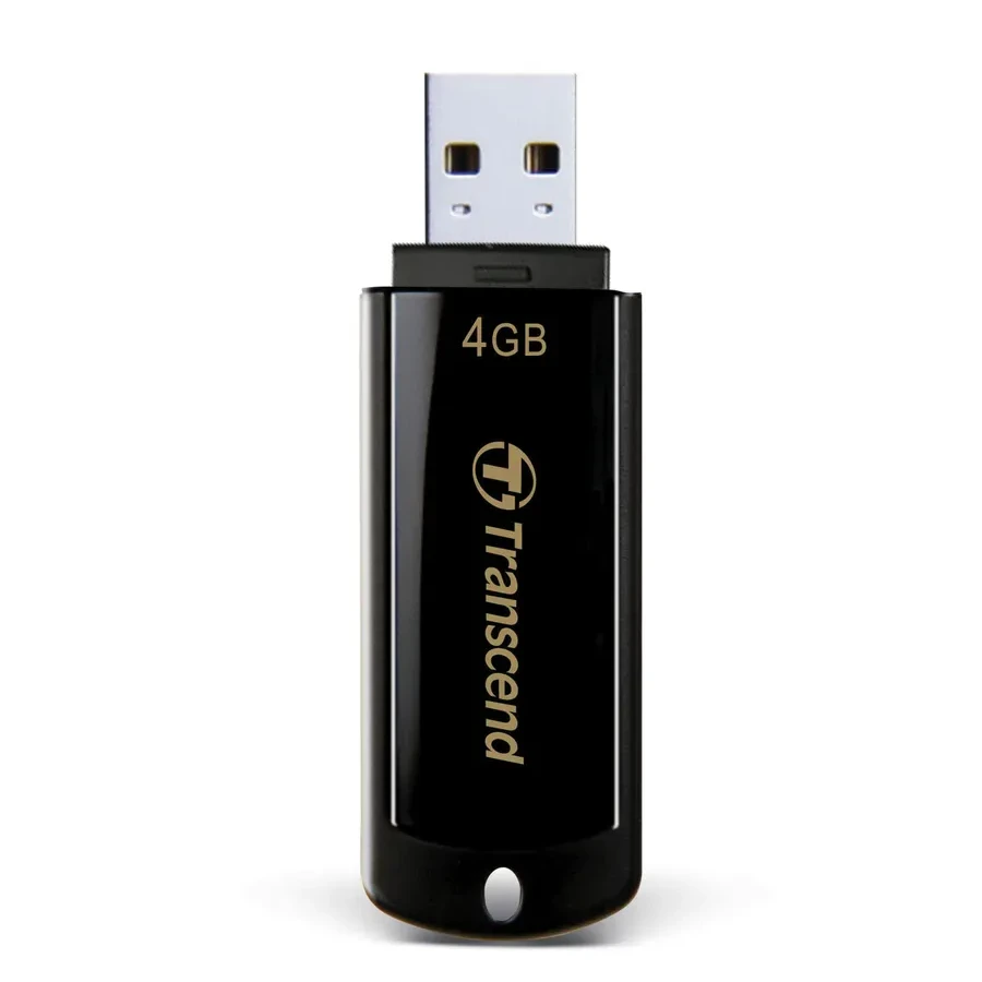 USB Flash Transcend TS4GJF350 4GB USB 2.0 чёрный — 2