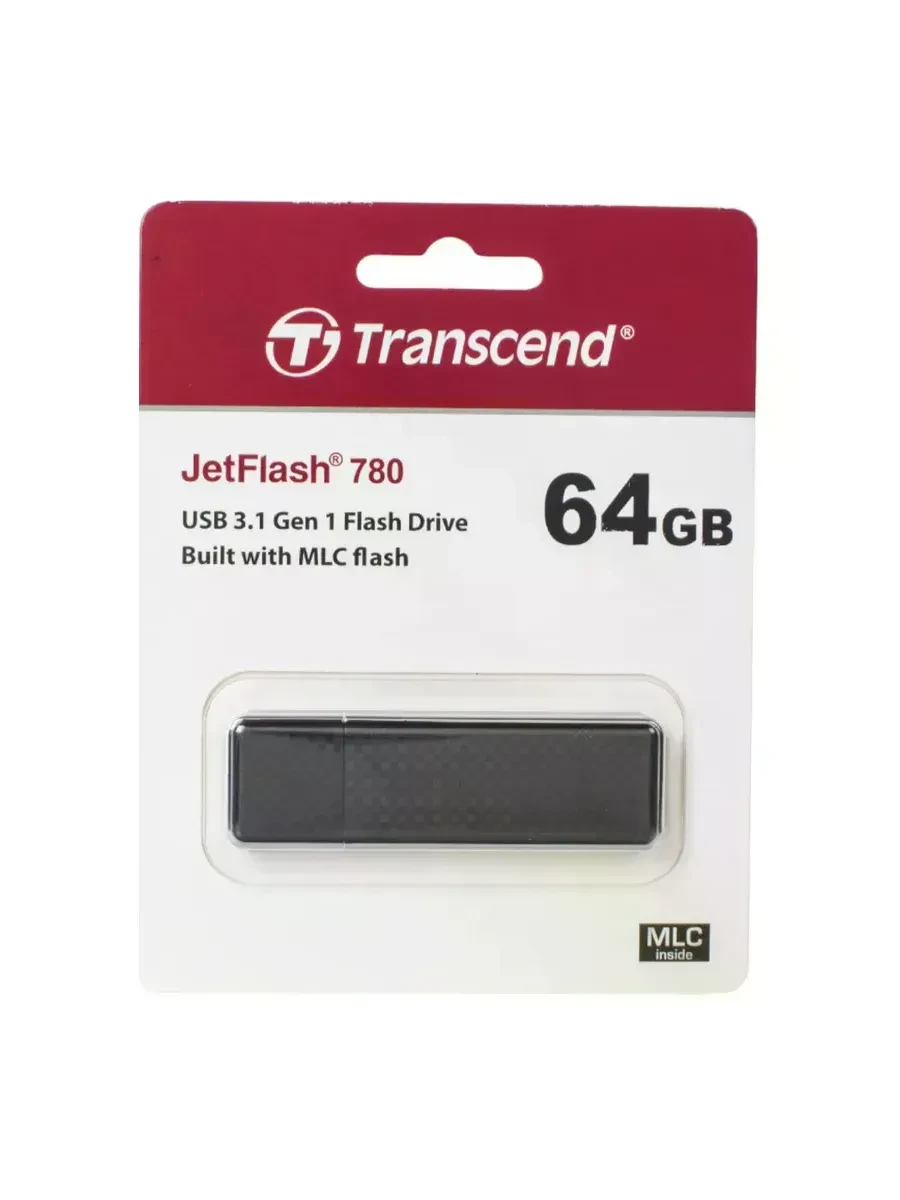 USB Flash Transcend TS64GJF780 64GB чёрный — 2