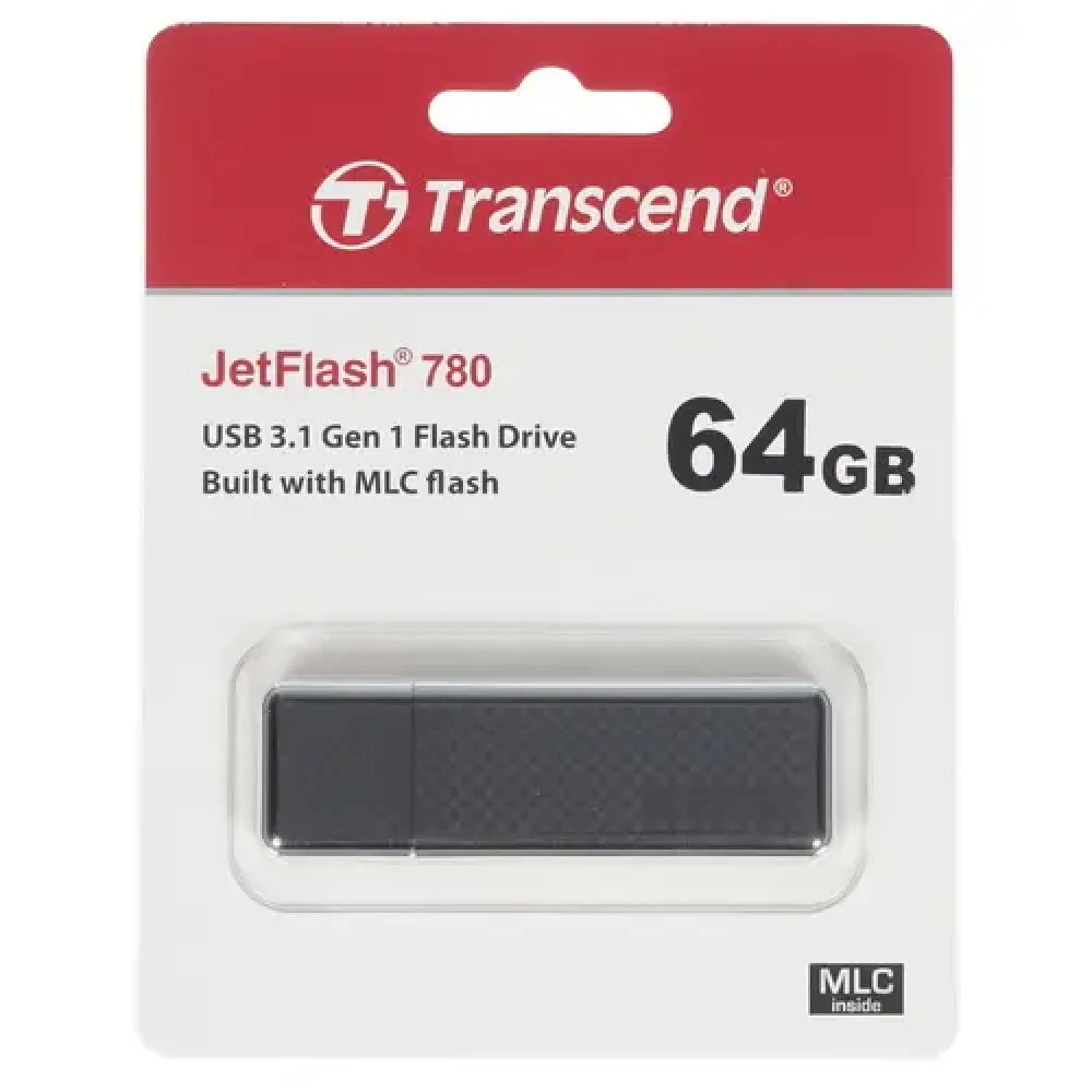USB Flash Transcend TS64GJF780 64GB чёрный — 3