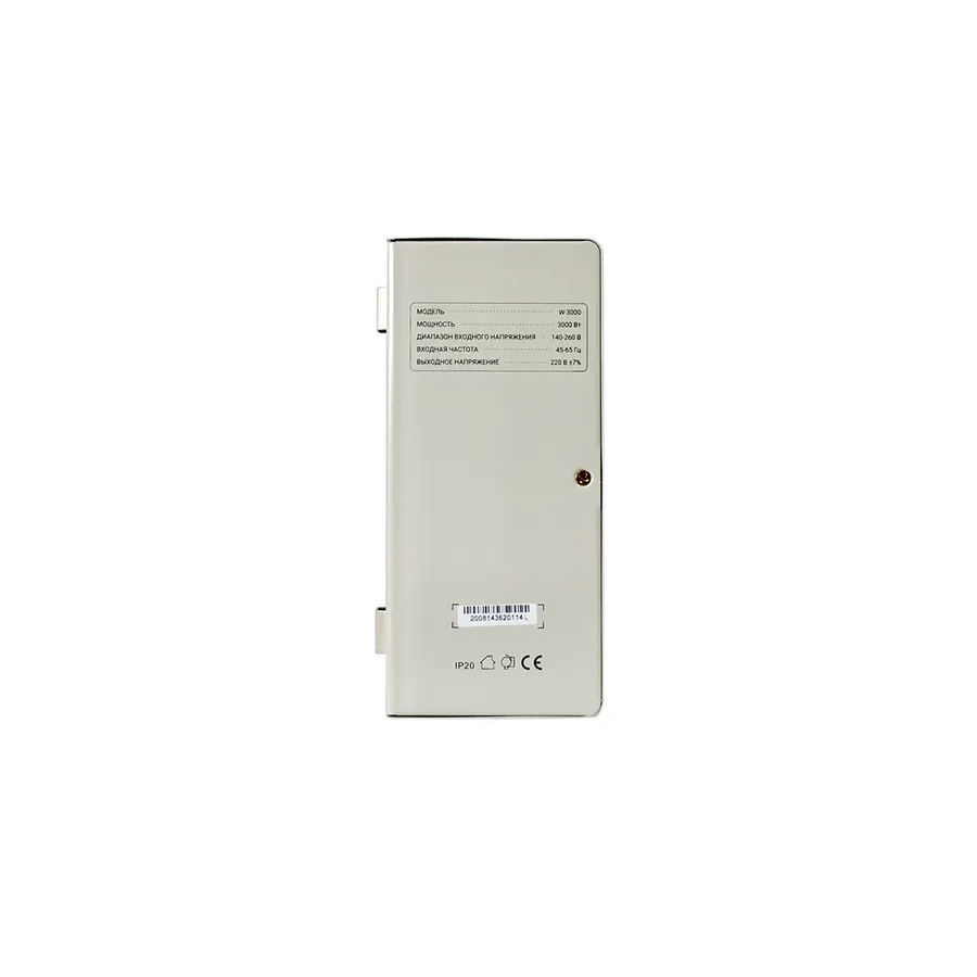 Стабилизатор AVR SVC W-3000 3000ВА/3000Вт, LED, белый — 3