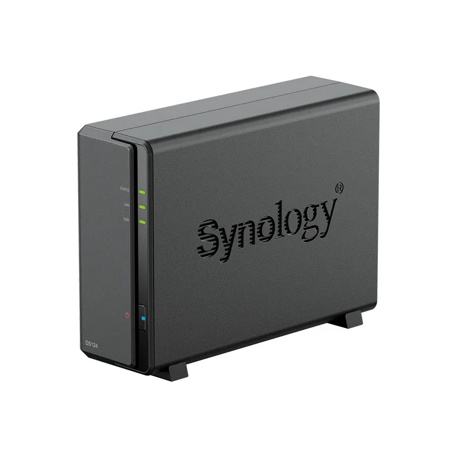 Система хранения данных Synology DS124 NAS, 1GB, Realtek RTD1619B