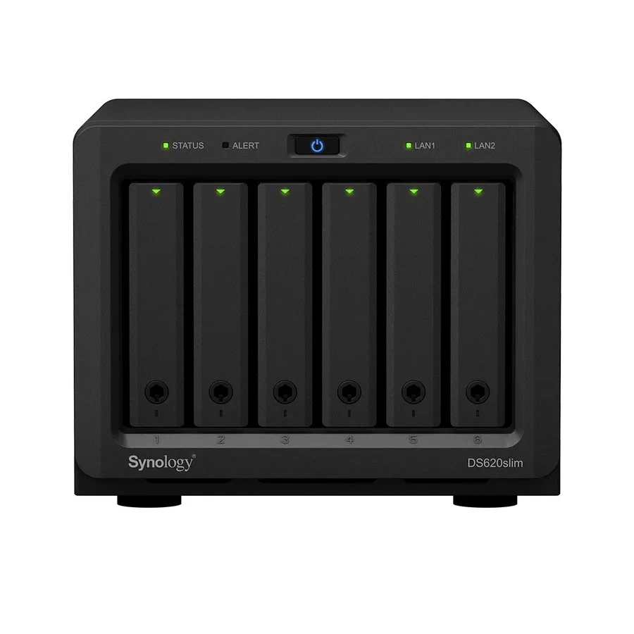 Хранилище Synology DS620slim, Celeron J3355, 2GB — 2