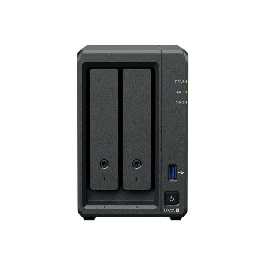 Хранилище Synology DS725+, Ryzen R1600, 4GB — 2