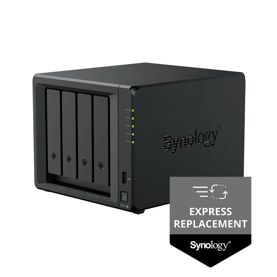 Хранилище Synology DS425+, Celeron J4125, 2GB