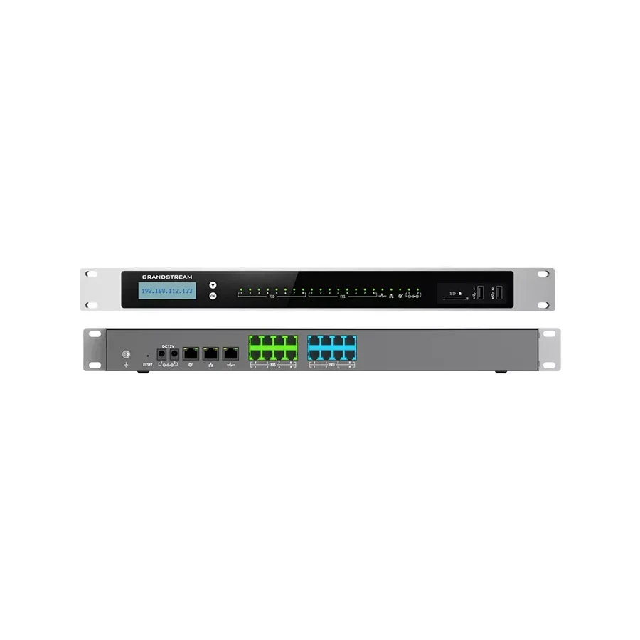 IP-АТС Grandstream UCM6308, 8 FXS, 8 FXO, 2xGbE PoE — 3