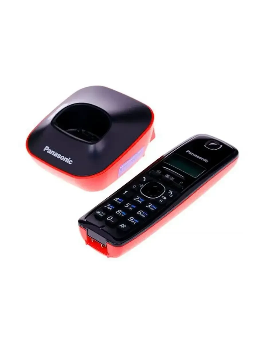 Радиотелефон PANASONIC KX-TG1611, красный, АОН — 5