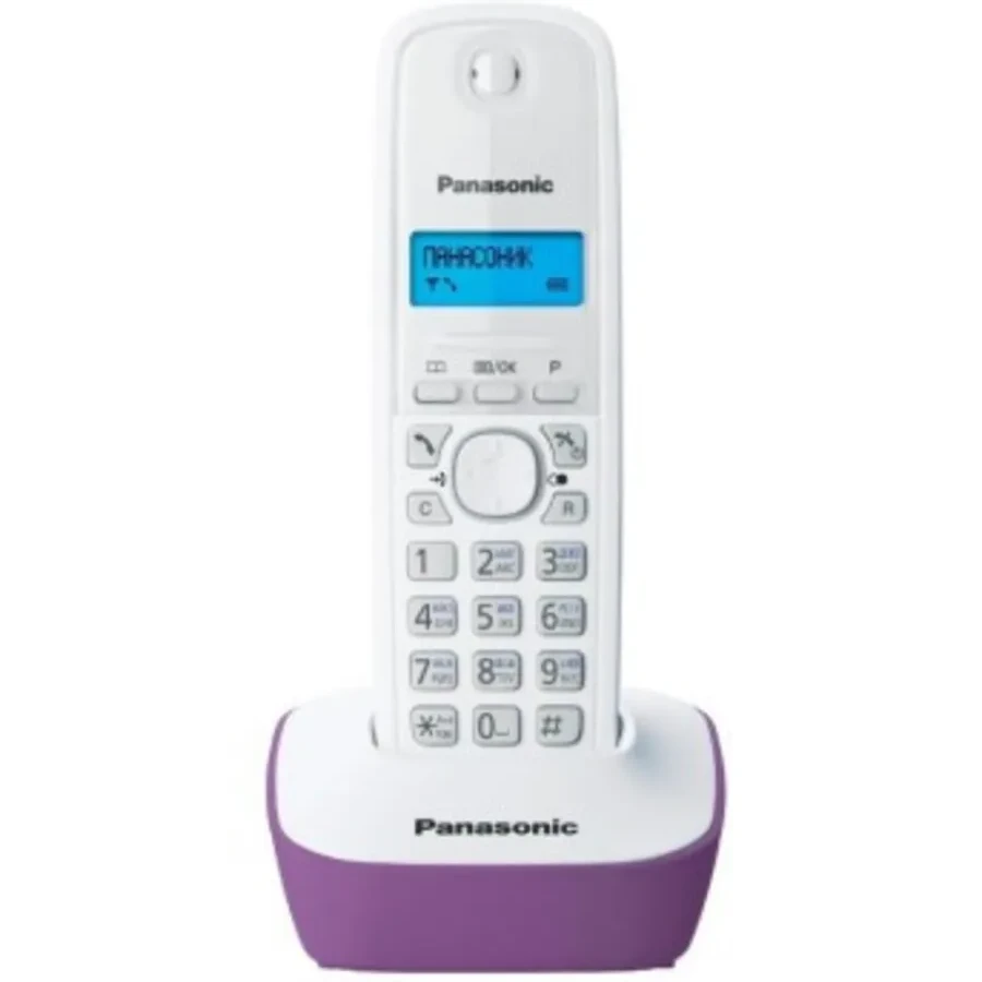 Радиотелефон PANASONIC KX-TG1611, сиреневый