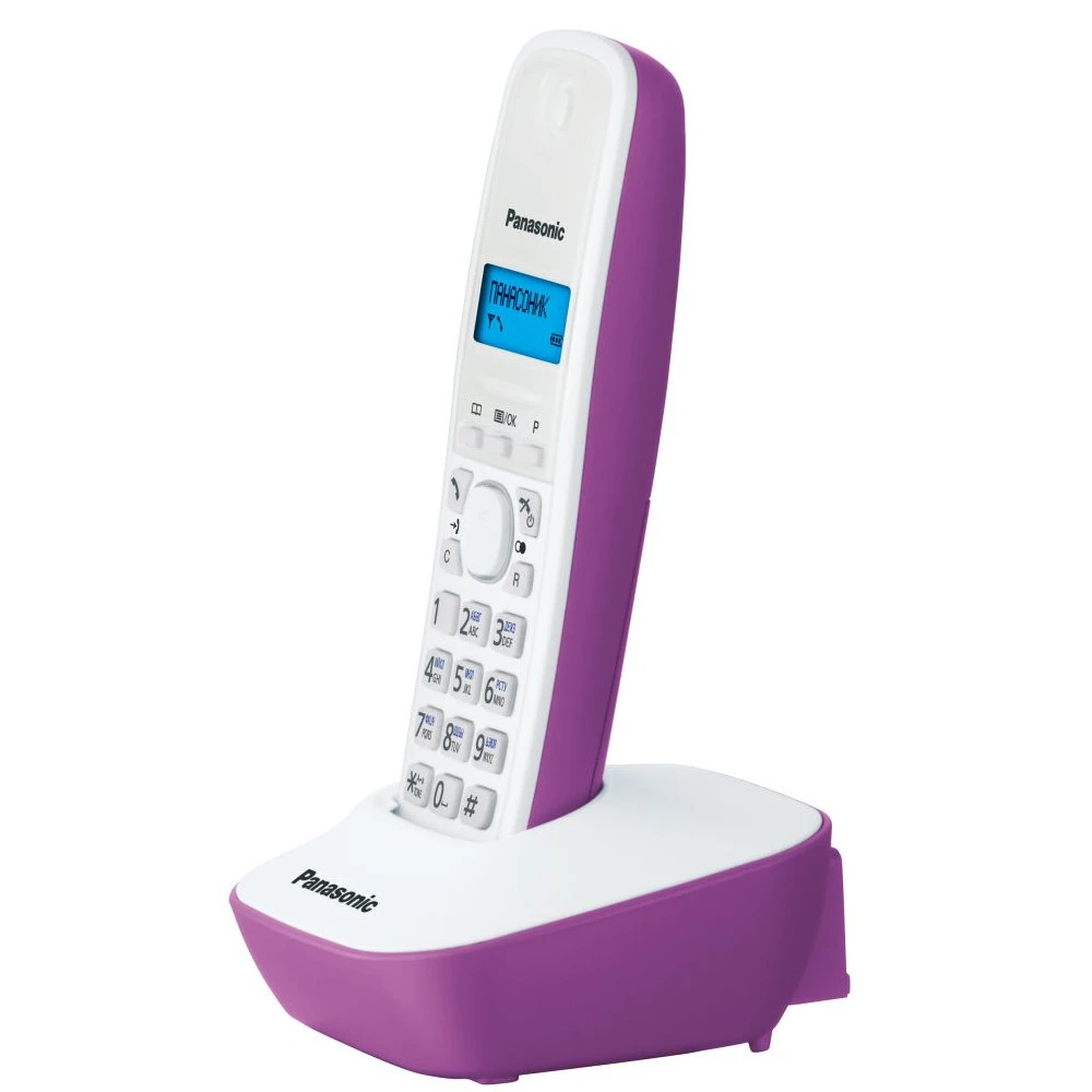 Радиотелефон PANASONIC KX-TG1611, сиреневый — 2