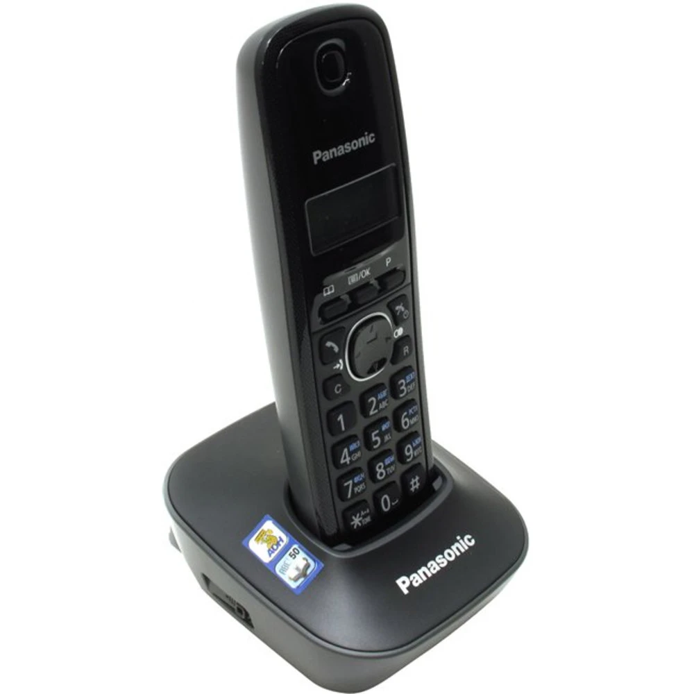 Радиотелефон PANASONIC KX-TG1611, серый, АОН — 2