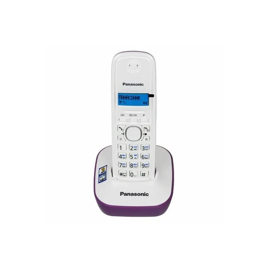 Радиотелефон PANASONIC KX-TG1611, белый, АОН
