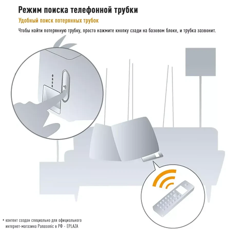 Радиотелефон PANASONIC KX-TG1611, белый, АОН — 4