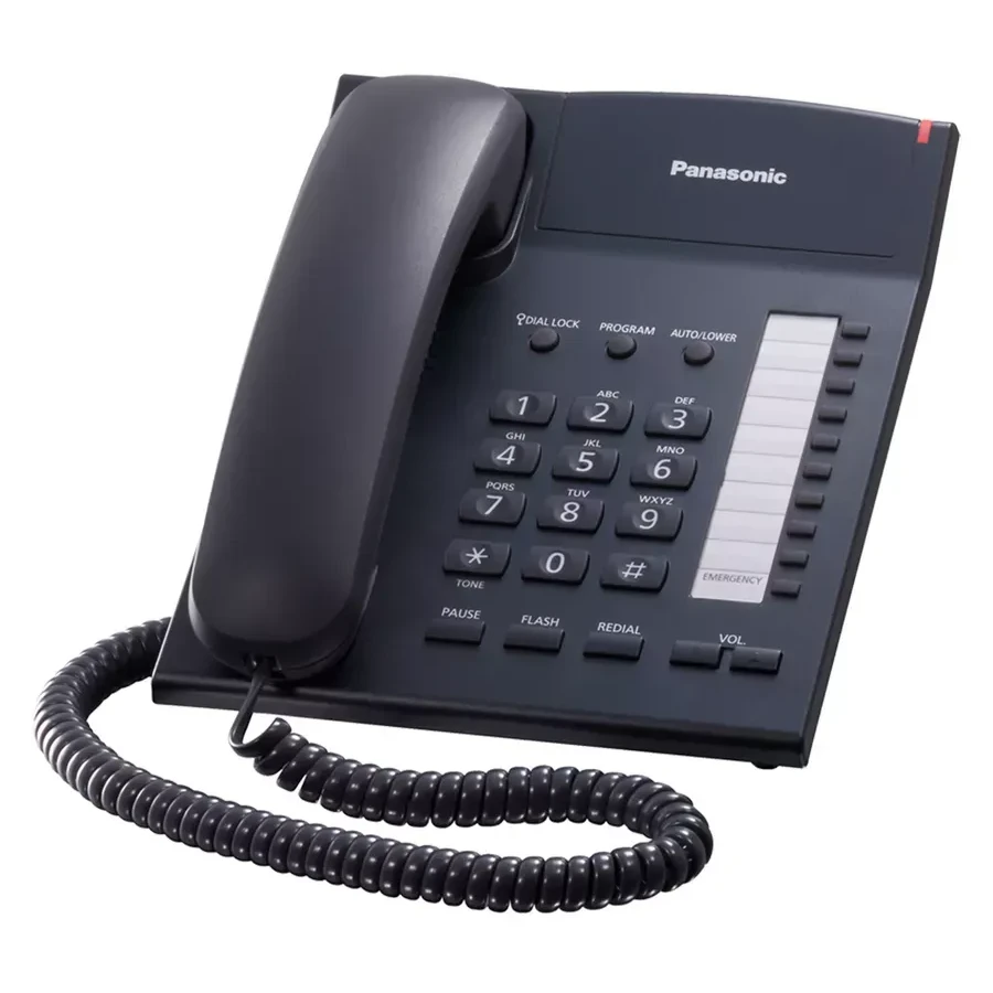 Проводной телефон PANASONIC KX-TS2382, черный