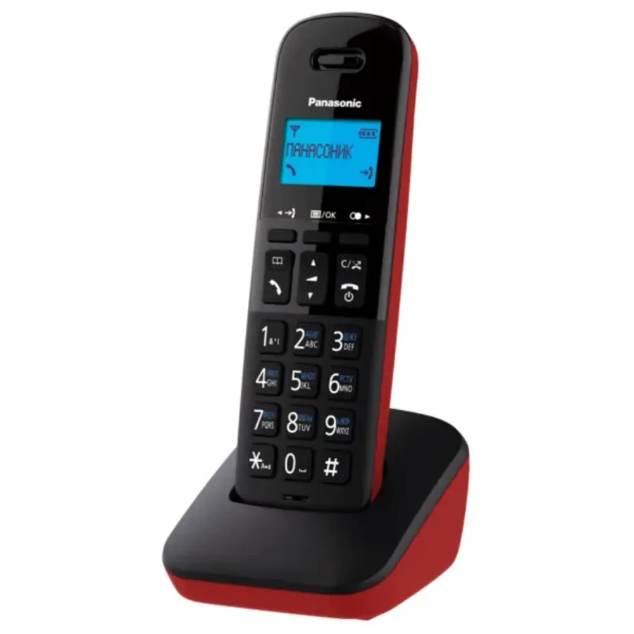Радиотелефон PANASONIC KX-TGB610, красный