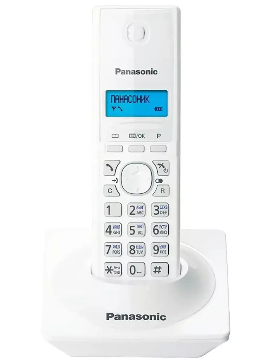 Радиотелефон PANASONIC KX-TG1711, черный, АОН