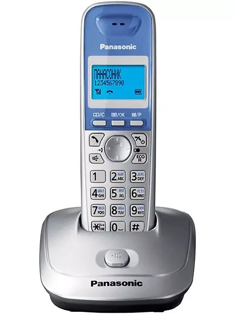 Радиотелефон PANASONIC KX-TG2511, серебристый