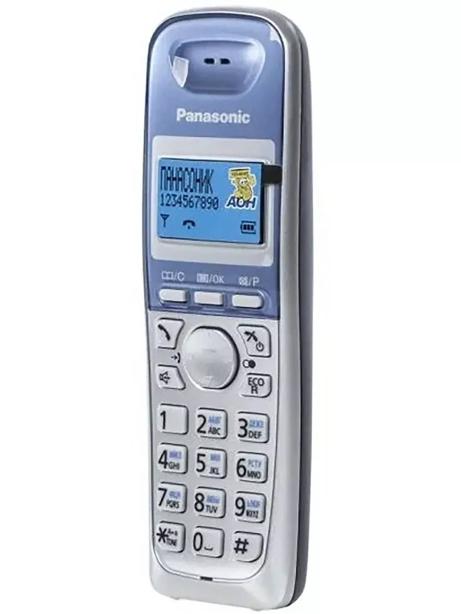 Радиотелефон PANASONIC KX-TG2511, серебристый — 2