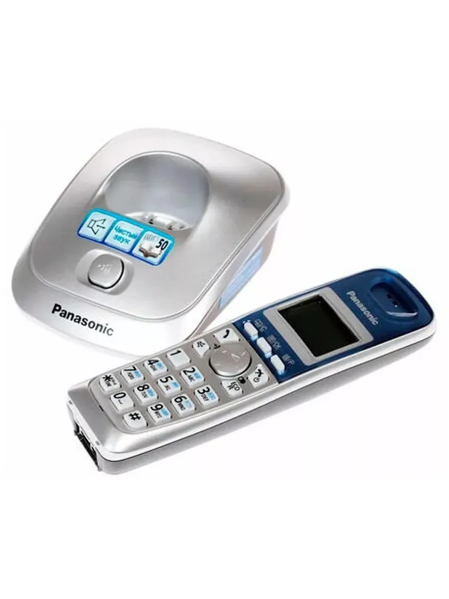 Радиотелефон PANASONIC KX-TG2511, серебристый — 3