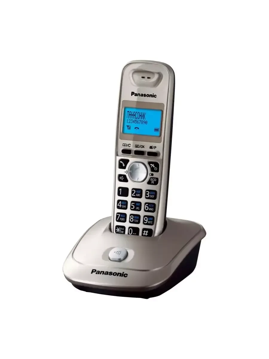 Радиотелефон PANASONIC KX-TG2511, платиновый — 3