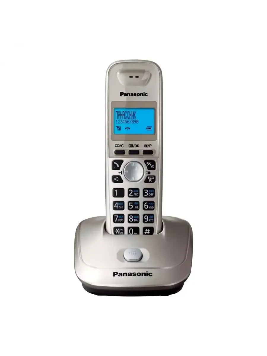 Радиотелефон PANASONIC KX-TG2511, платиновый — 4