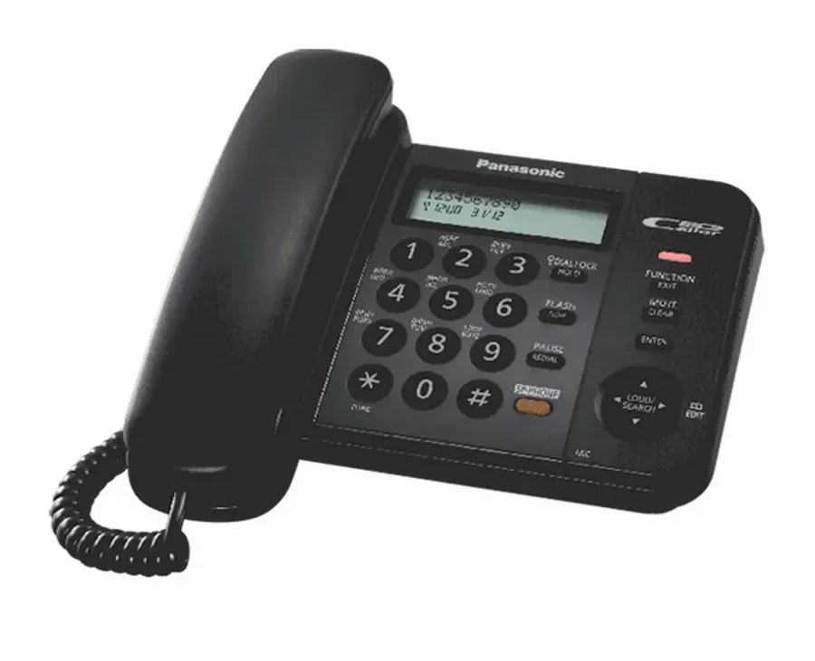 Проводной телефон PANASONIC KX-TS2358, черный