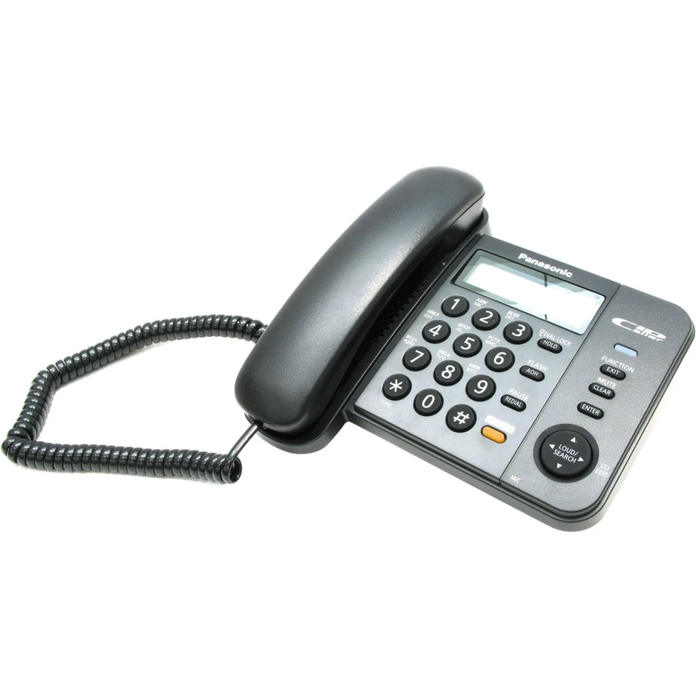 Проводной телефон PANASONIC KX-TS2358, черный — 2