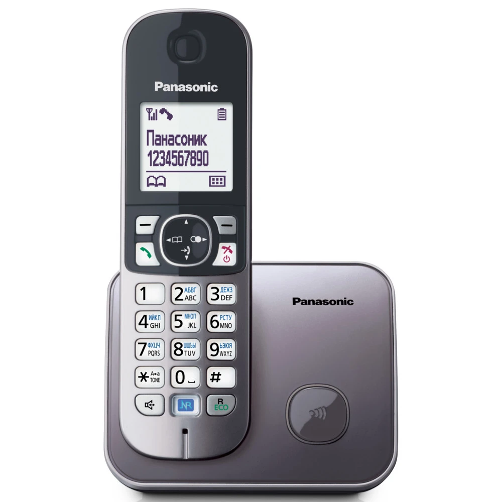Радиотелефон PANASONIC KX-TG6811, серый металлик — 5